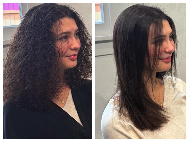 Uberliss keratin West Hollywood results – smooth, frizz-free hair